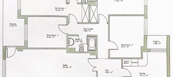 4 bedrooms Apartment in Zaragoza, Spain No. 184333 27