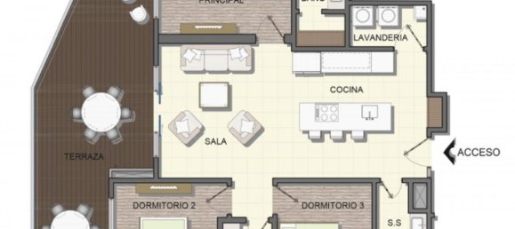 Apartamento com 3 quartos em condomínio em Garabito, Costa Rica N.º 571 2