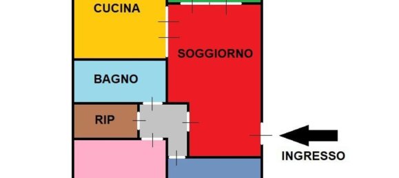 3غرفة شقة في Messina, Italy رقم 47909 20