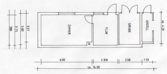 Casa de 2 divisões em Alt-Hohenschonhausen, Germany N.º 341279 12