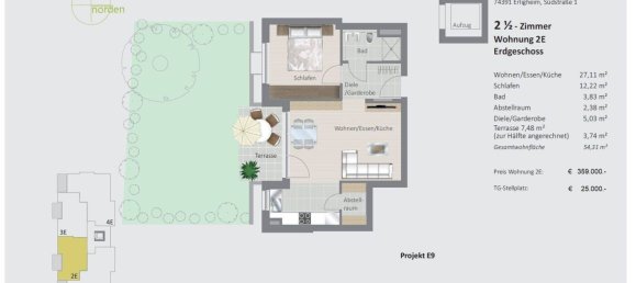 Apartamento de 2 divisões em Ludwigsburg, Germany N.º 361169 13