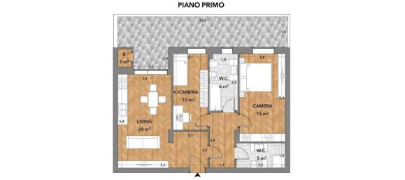 2 bedrooms Apartment in Marino, Italy No. 20801 4
