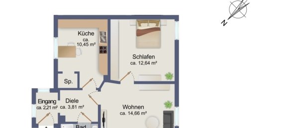1 chambre Maison de ville à Wandsbek, Germany No. 325504 6