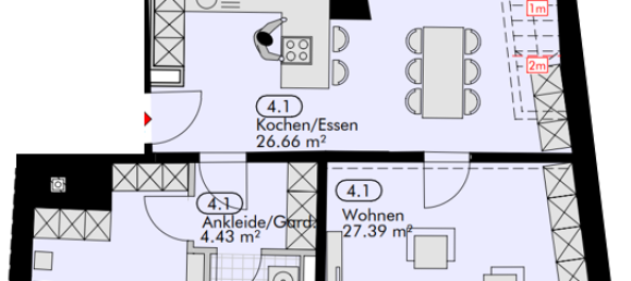 2 Schlafzimmer Wohnung in Regensburg, Germany, Nr. 220113 3