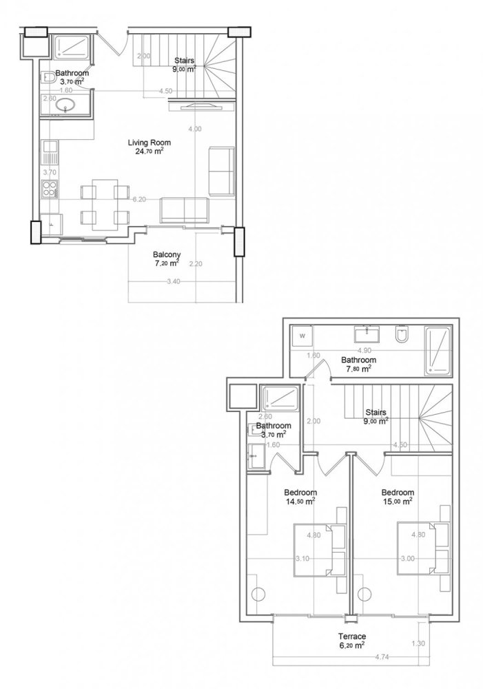 Penthouse 2+1 in Yekta Green Life Gazipasa Residence, Gazipasa, Turkey No. 39515 1