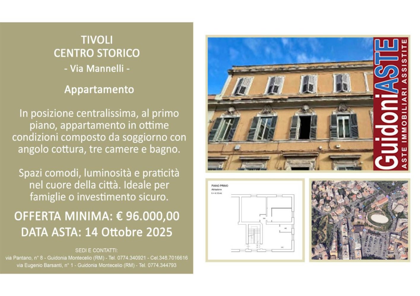 3 Schlafzimmer Wohnung in Tivoli, Italy, Nr. 349073