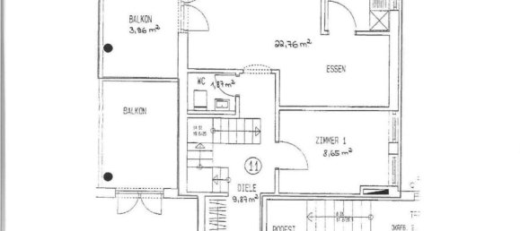 2 غرف نوم منزل ذو طابقين في Lorrach, Germany رقم 55649 14