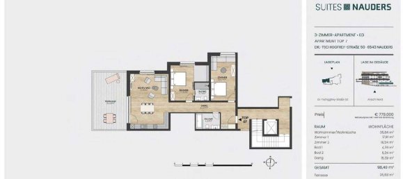 3 rooms Apartment in Nauders, Austria No. 175628 17