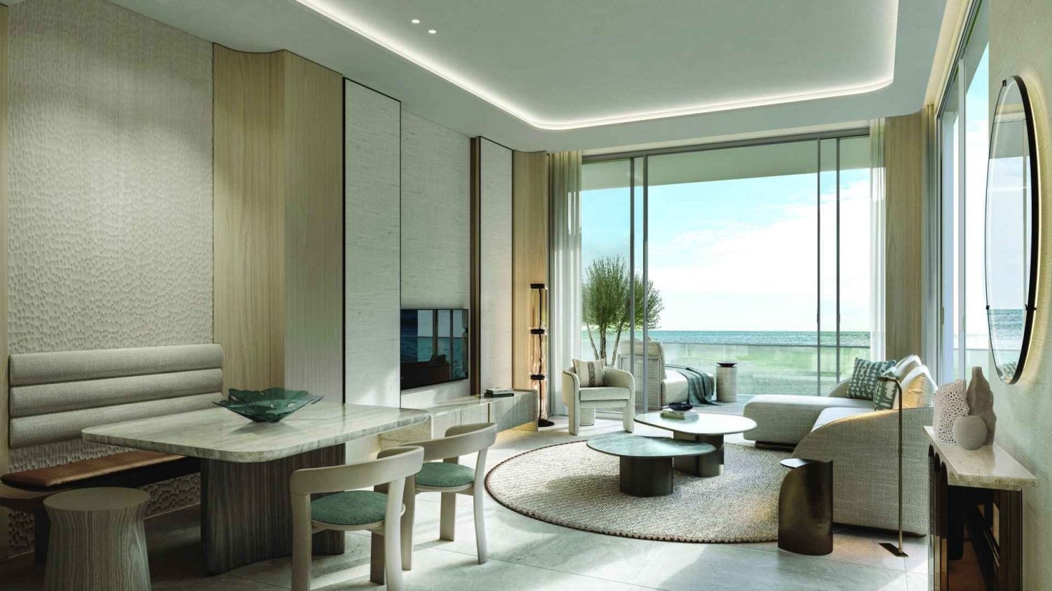 Квартира с 2 спальнями в JW MARRIOTT RESIDENCES, Al Marjan Island, ОАЭ № 62462