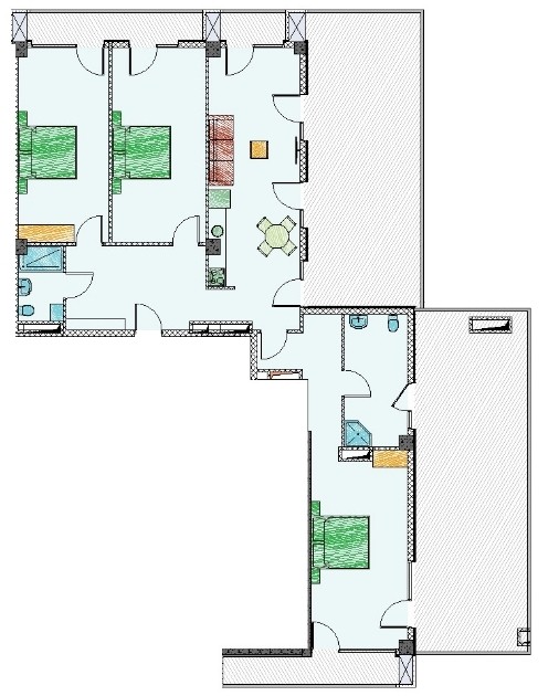 3 bedrooms Apartment in Tbilisi, Georgia No. 144