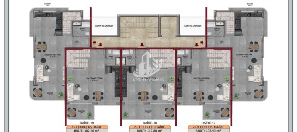 Квартира 1+1 в Кестель, Турция № 6995 19