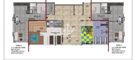 Квартира 1+1 в Кестель, Турция № 6995 17