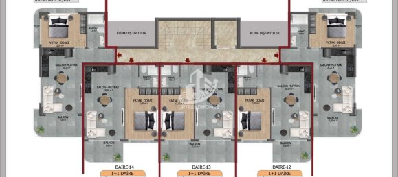 Квартира 1+1 в Кестель, Турция № 6995 20