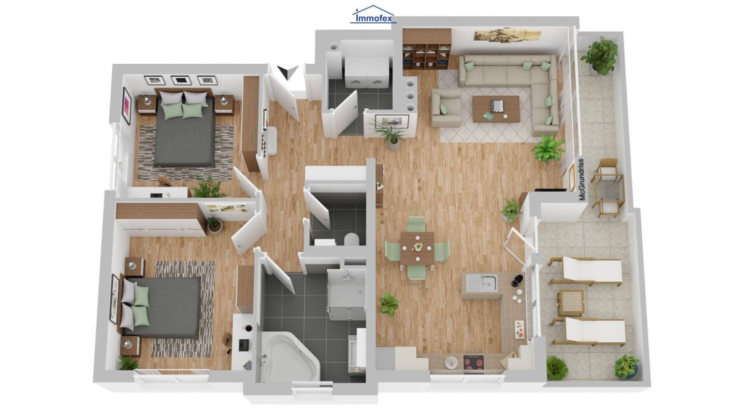 3 rooms Apartment in Soll, Austria No. 153628