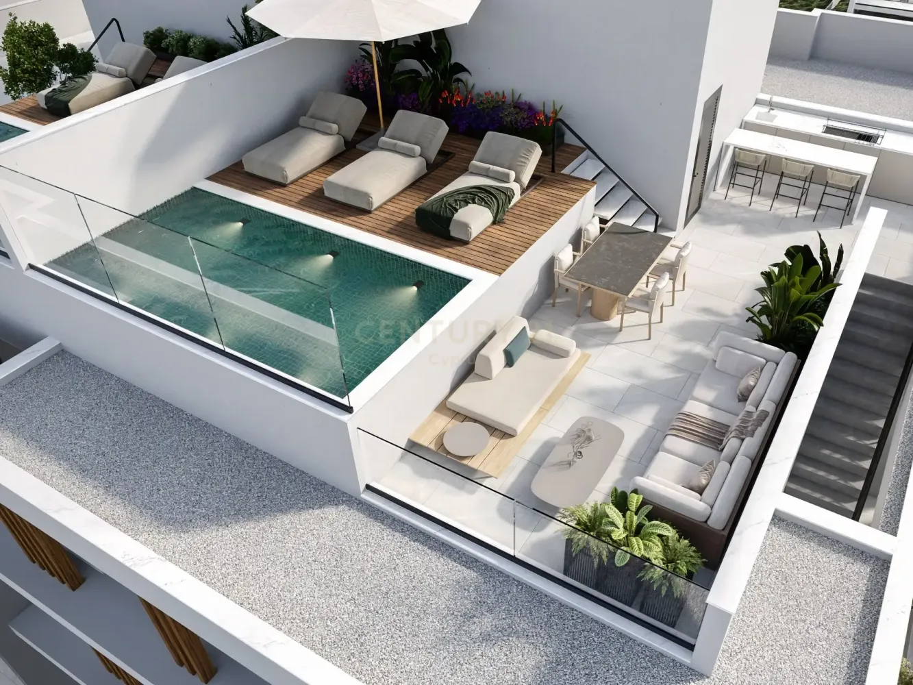 Penthouse T3 em Mouttagiaka, Cyprus N.º 4489