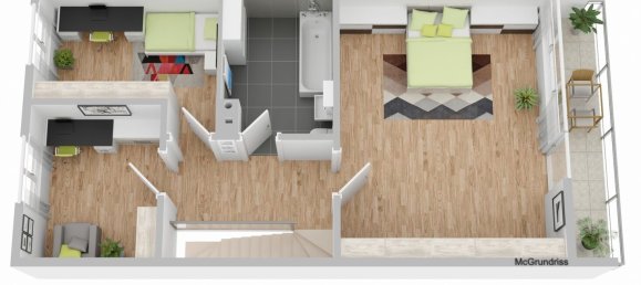 Таунхаус с 2 спальнями в Neu-Ulm, Германия № 281644 17