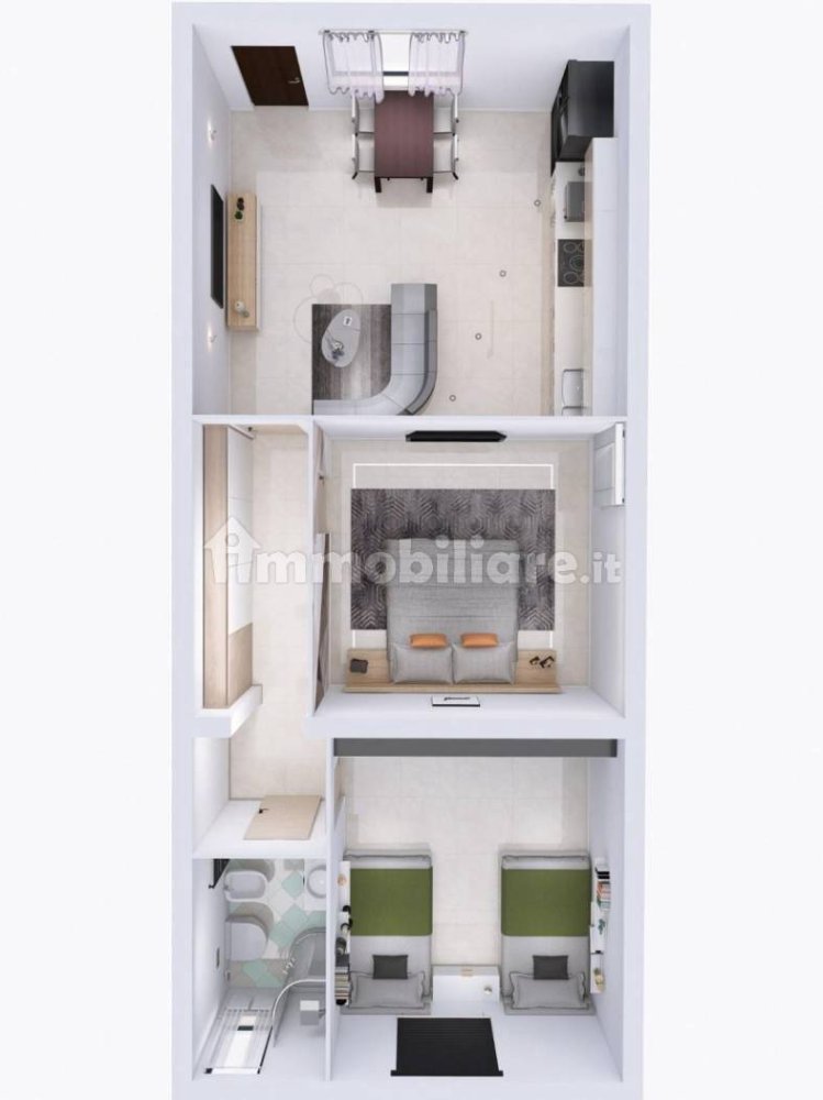 2 غرف نوم شقة في San Rocco al Porto, Italy رقم 104951