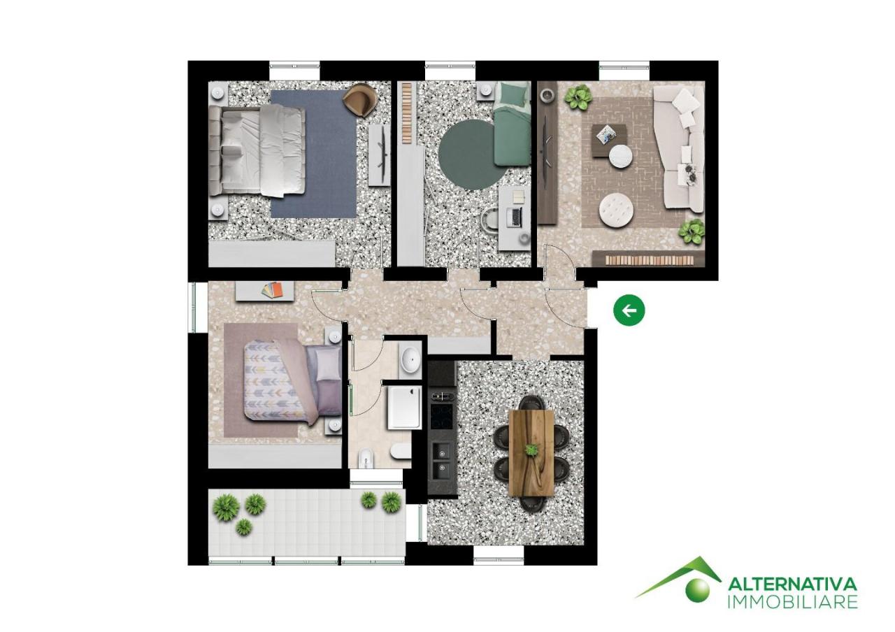 Apartamento de 4 habitaciónes en Pisa, Italy No. 29708