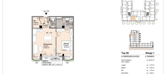 2 rooms Apartment in Ottakring, Austria No. 131434 3