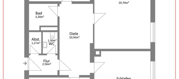 Квартира с 3 комнатами в Байройт, Германия № 5607 25