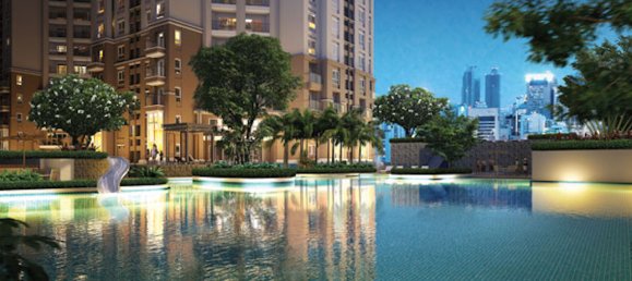 Кондоминиум  с 2 спальнями в Belle Grand Rama 9, Пляж Рейли, Таиланд № 29306 3