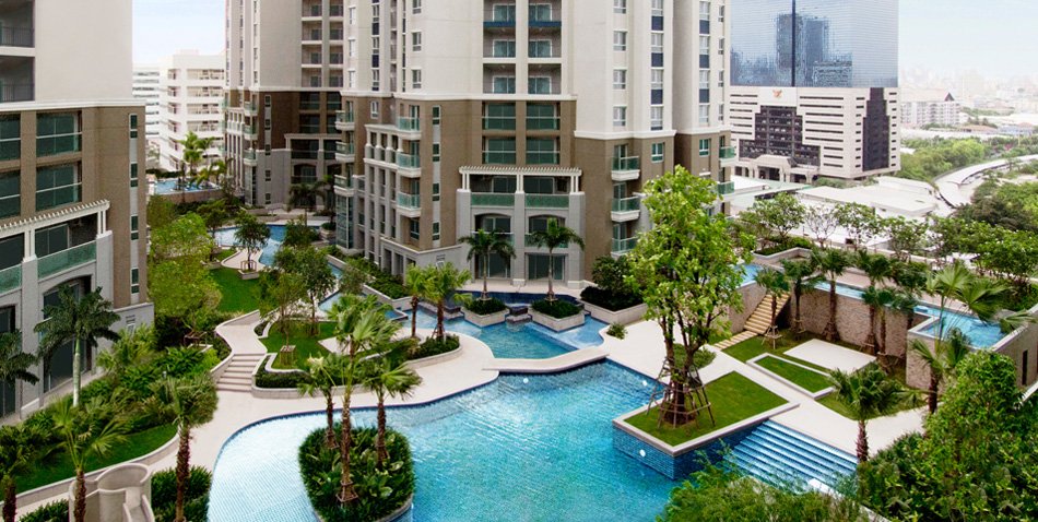 Кондоминиум  с 2 спальнями в Belle Grand Rama 9, Пляж Рейли, Таиланд № 29306