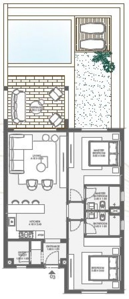 2 Schlafzimmer Eigentumswohnung in Red Sea, Egypt, Nr. 2120