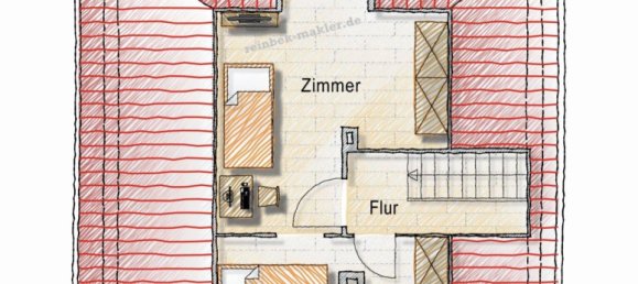 Дом с 3 спальнями в Вандсбек, Германия № 34423 3