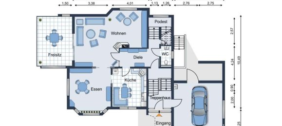 4غرفة منزل في Baden-Wurttemberg, Germany رقم 96200 29