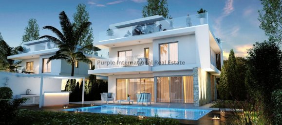 Вилла с 3 спальнями в Ларнака, Кипр № 1261 4