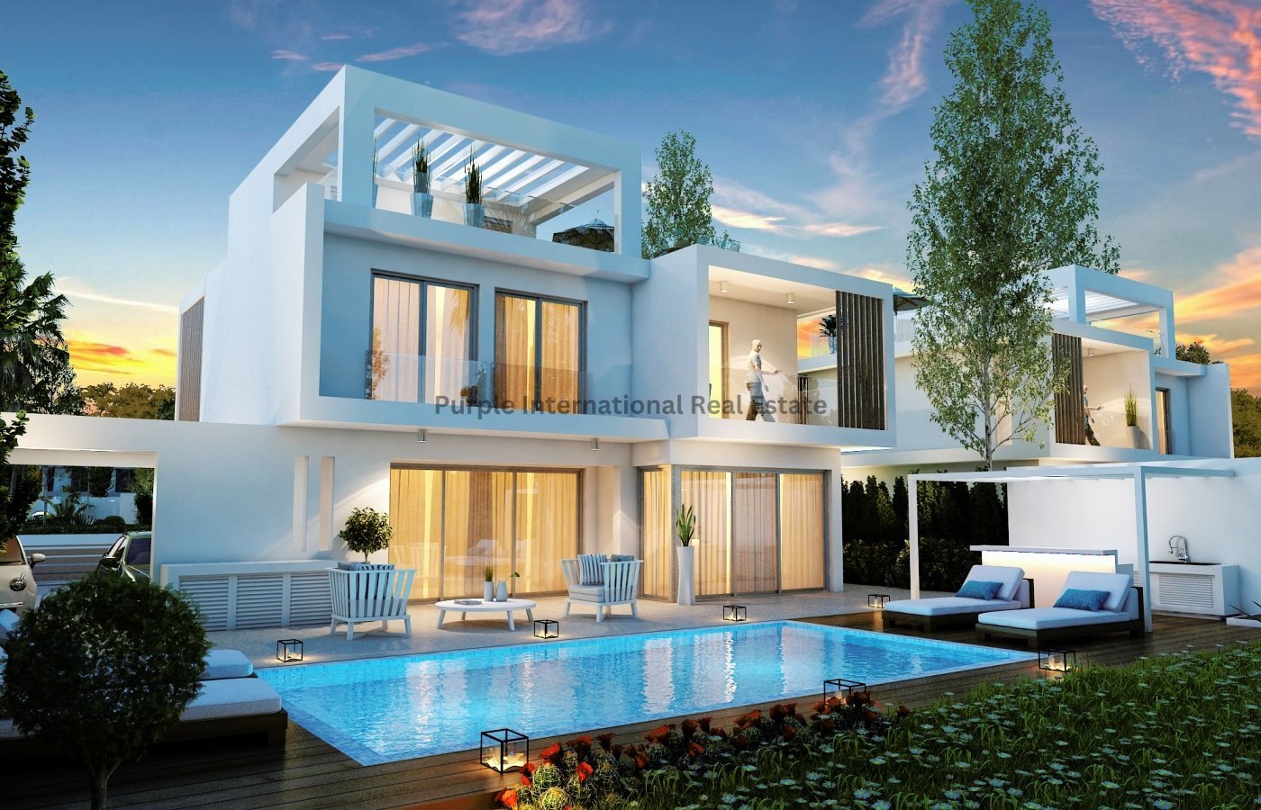 Вилла с 3 спальнями в Ларнака, Кипр № 1261