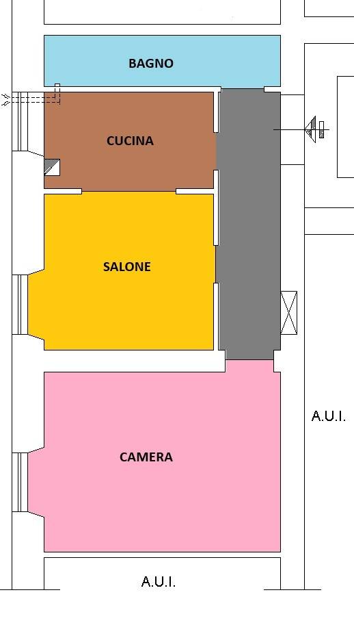 1 Schlafzimmer Wohnung in Rome, Italy, Nr. 206587