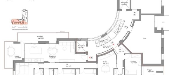 6 rooms Apartment in Rimini, Italy No. 25298 3