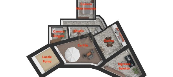 3 rooms House in Aci Sant'Antonio, Italy No. 310600 3