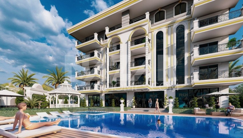 Apartamento 1+1 em Oba, Turkey N.º 14302