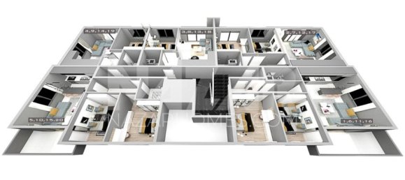 Apartamento 1+1 em Oba, Turkey N.º 14302 30