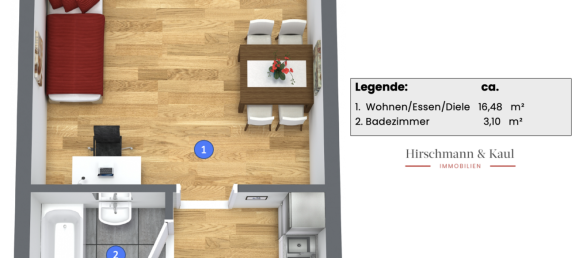 1 Schlafzimmer Wohnung in München, Germany, Nr. 283218 4