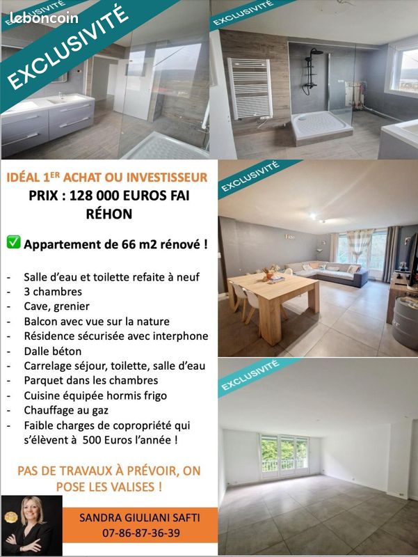 3 bedrooms Apartment in Longwy, France No. 251855