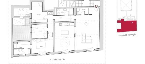 Apartamento T5 em Bologna, Italy N.º 321821 10