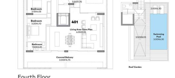 3 chambres Penthouse à Limassol, Cyprus No. 71825 7