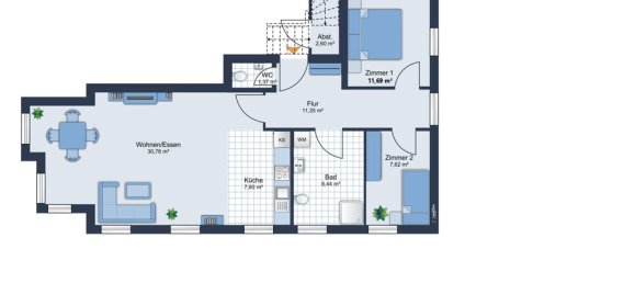 Квартира с 2 спальнями в Фрисландия, Германия № 295350 22