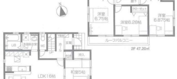 4 غرف نوم منزل في Saitama, Japan رقم 6440 2