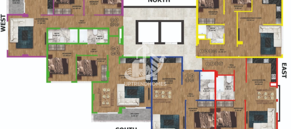 Apartamento 2+1 em Alanya, Turkey N.º 960 15