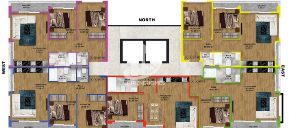 Apartamento 2+1 em Alanya, Turkey N.º 960 13