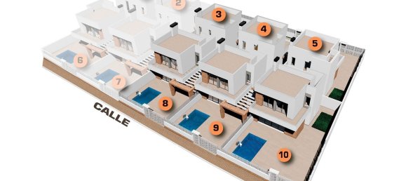 3 غرف نوم فيلا في San Miguel de Salinas, Spain رقم 9246 4