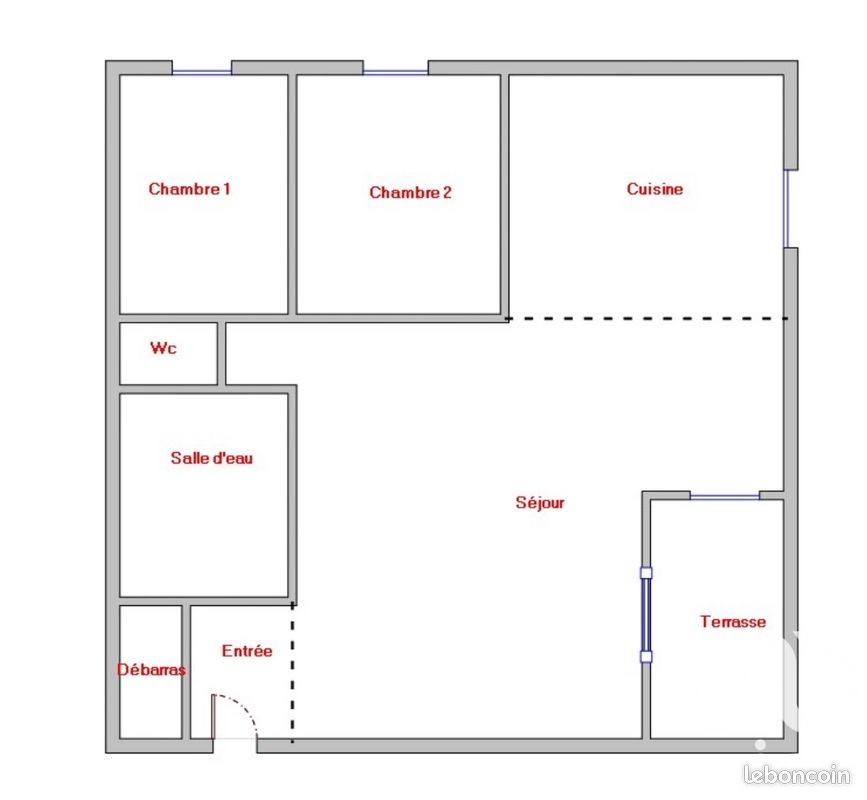 2 bedrooms Apartment in Guenange, France No. 273552