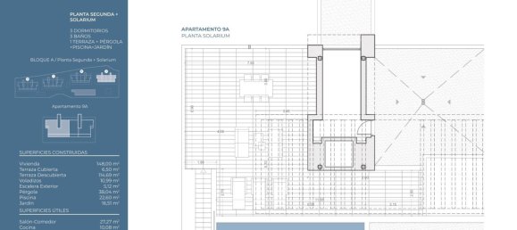 3 chambres Penthouse à La Nucia, Spain No. 12565 2