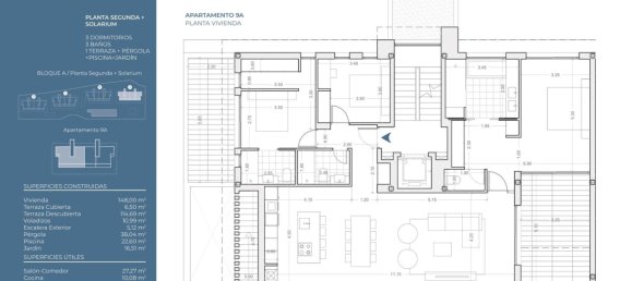 3 chambres Penthouse à La Nucia, Spain No. 12565 24