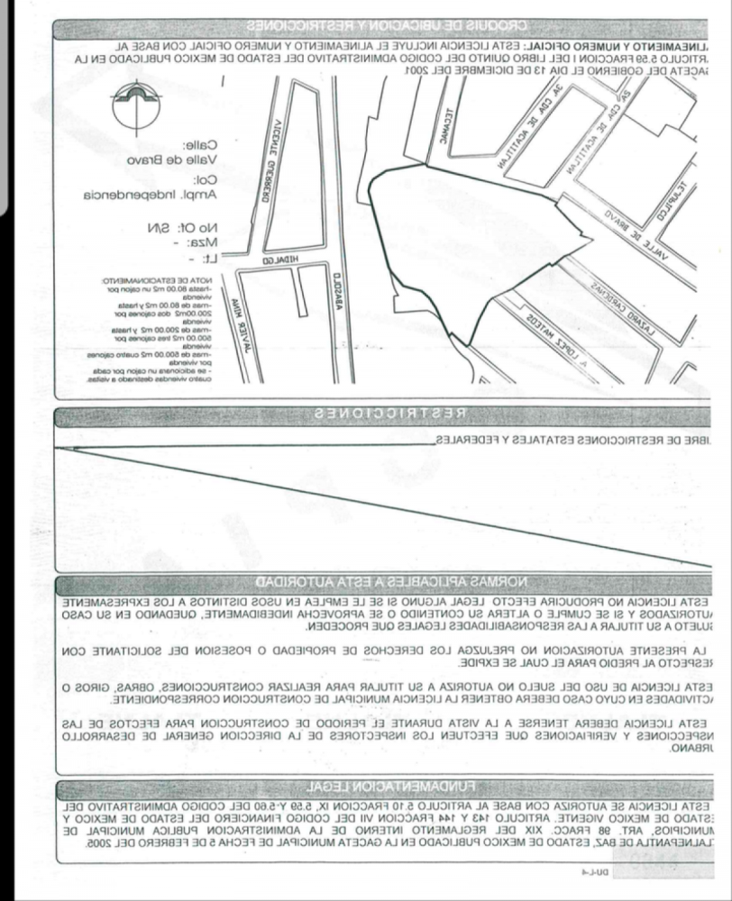 Terreno em Tlalnepantla, Mexico N.º 204895