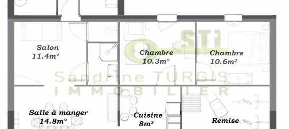 Таунхаус с 2 спальнями в Данмари-сюр-Луан, Франция № 97835 3